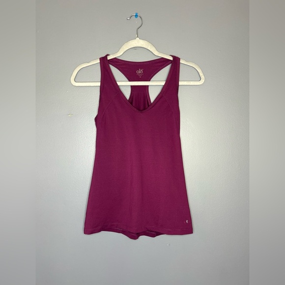 Alo Yoga Fuschsia Purple Pink Racerback Tank Top Size XS - Picture 12 of 12